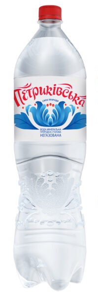 Вода мінеральна природна столова Петриківська негазована 1,5 л.